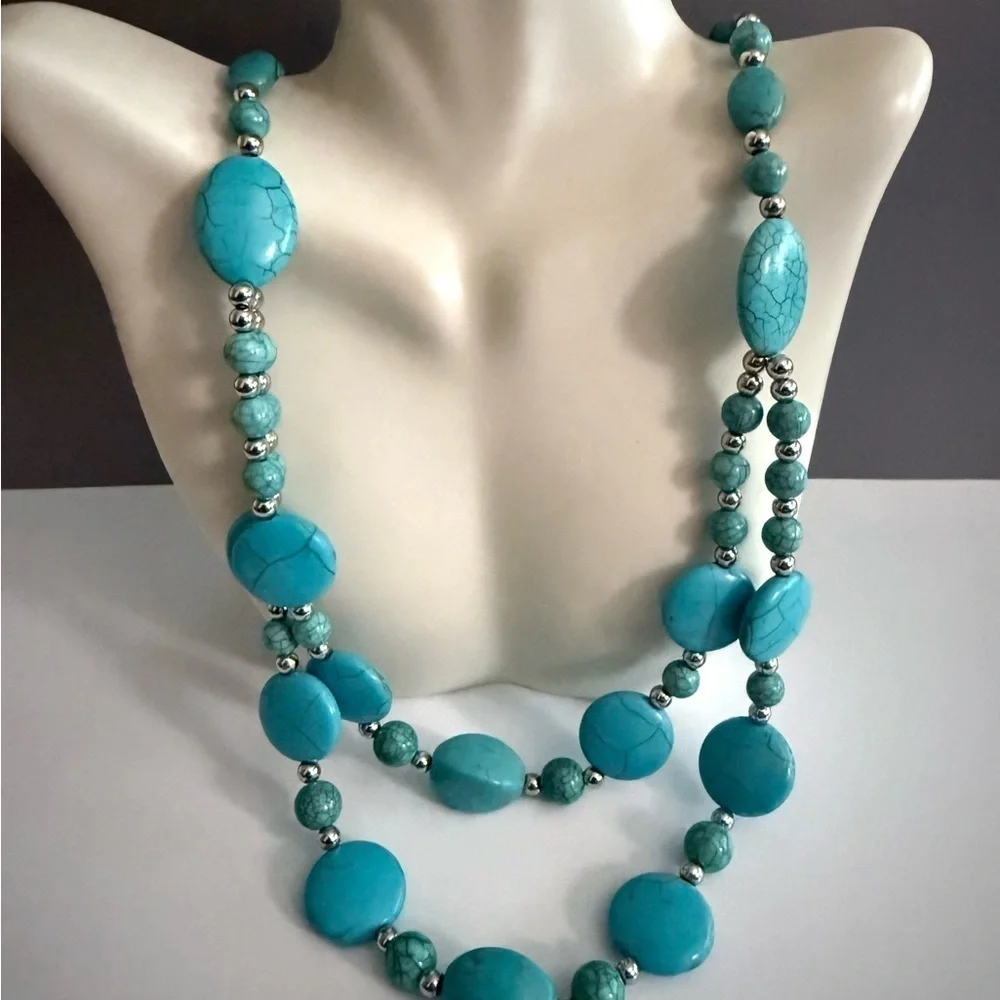 Turquoise Beaded Necklace